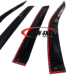 <span class=keywords><strong>Accessori</strong></span> 4x4 Pickup visiera per porta deflettore visiera parasole per finestra in plastica acrilica nera per <span class=keywords><strong>Ranger</strong></span> 2022 2023 xl xls xllt Wildtrack - Product Image 3