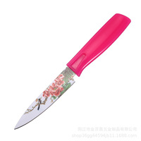 HSK Offres Spéciales revêtement antiadhésif 4 pièces divers types de cuisine chinoise ensemble de couteaux de cuisine