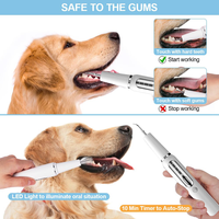 Détartreur dentaire ultrasonique électrique pour animaux de compagnie, nettoyeur de dents pour chiens, éliminateur de tartre, outils dentaires rechargeables pour animaux de compagnie pour usage domestique, élimination des taches dentaires