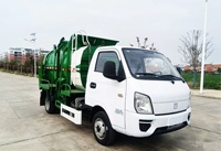 Petit camion à ordures électrique à chargement latéral de 5 m³, neuf, pour cuisine