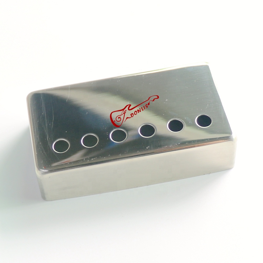 Donlis 新型 生ニッケルシルバー 49.2mm LPギターピックアップカバー