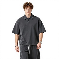 T-shirt d'été pour homme en pur coton épais, respirant, antibactérien et rafraîchissant, style rétro, et pantalon ample durable à coupe machette