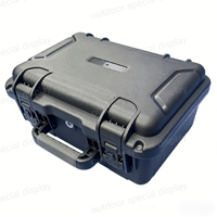Moniteur LCD portable industriel à écran tactile pour station terrestre de drone, format valise
