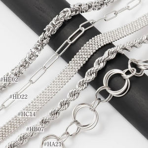 Collar de Plata de Ley 925 de alta calidad al por mayor, joyería de cadena de moda hecha a mano - Product Image 1