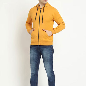 Sweat à capuche pour homme, haute qualité, design mode hiver, 100% coton molletonné, fermeture éclair rouge. - Product Image 6