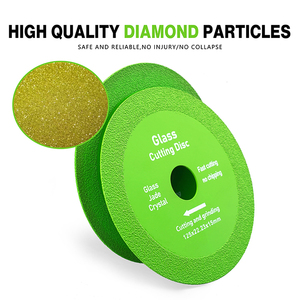 Ultra-sottile 125mm diamante lama sega ruota di alta qualità pressa a caldo strumento di taglio di vetro per vetro e ceramica - Product Image 4