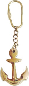 Porte-clés Ancrage en Laiton Doré Antique, Anneau de Clés Nautique Marin, Porte-clés Décoratif pour Voiture, Vélo, Clés de Maison, Cadeau pour Marin - Product Image 3