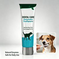 Dentifrice enzymatique pour chiens avec probiotiques, thé vert et menthe poivrée, élimine la plaque dentaire et le tartre, rafraîchit l'haleine des animaux