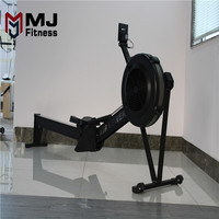 Máquina de remo individual, uso comercial y de gimnasio, regulación de resistencia al viento, máquina deportiva, equipo de fitness de alta calidad