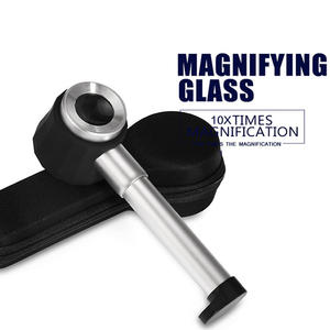 Bestseller Optisch Glas Verlicht Vergrootglas <span class=keywords><strong>10x</strong></span> Vergrootglas Led Lamp Schaal Loep TH-8011 - Product Image 4