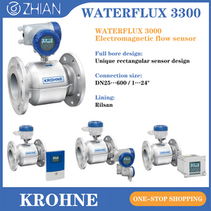 เครื่องวัดการไหล KROHNE เครื่องวัดการไหลแบบแม่เหล็ก IFC 300 DN250 250 มม. 10 นิ้ว WATERFLUX 3300 เซ็นเซอร์วัดการไหล - Product Image 5
