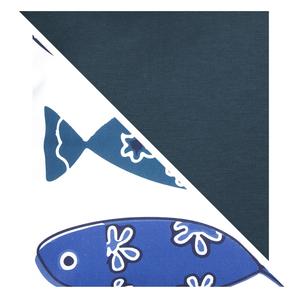 Cuscino Decorativo in Cotone Italiano Excelsa 45x45 Cm, Motivo Marino Stile Nordico, Lavabile in Lavatrice, Stampa Serigrafica - Product Image 6