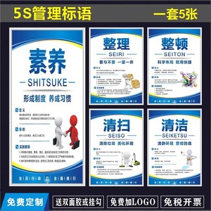 ป้ายความปลอดภัยในการจัดการการผลิตภาษาแคนตัน 6S ป้ายสั่งทำแบบกำหนดเองพร้อมกรอบ KT บอร์ด สำหรับโรงงานและคลังสินค้า - Product Image 3