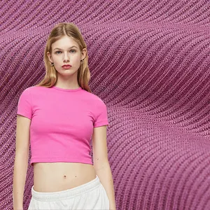 ผ้าโพลีเอสเตอร์95เส้นใยโพลีเอสเตอร์5สแปนเด็กซ์2x2ทำจากผ้ายางโพลีเอสเตอร์100ผ้าจีน - Product Image 1