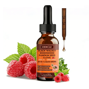 Tintura de 20 en 1 de Nuez Negra y Ajenjo con Clavo, Semilla de Calabaza, Ajo, Orégano y Berberina para la Limpieza Intestinal y la Salud Digestiva - Product Image 1