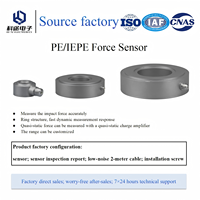 Capteur de force piézoélectrique haute précision PE Transducteur Transmetteur Mesure de la force d'impact dynamique et quasi-statique Surveillance