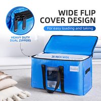 Sac de déménagement personnalisé extra large, imperméable, résistant, réutilisable, en PP tissé, pour le déménagement et le stockage