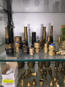 <strong>Propane</strong> Gas Smooth Brass <strong>Adapter</strong> for BLACKSTONE 17 Countertop Oven 5/8 Elbow Connector - Product Image 3