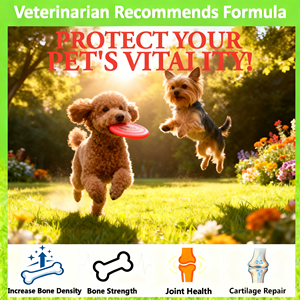AINA Tabletas de Calcio de Leche de Rápida Absorción con Vitamina D3 para Perros: Apoyo a la Salud de Articulaciones y Huesos, Reparación de Cartílagos, Densidad Ósea y Refuerzo Inmunológico - Product Image 3