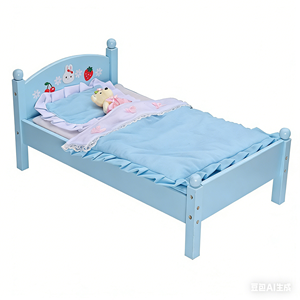 <span class=keywords><strong>Lit</strong></span> <span class=keywords><strong>de</strong></span> <span class=keywords><strong>poupée</strong></span> en bois mignon le plus vendu pour les enfants <span class=keywords><strong>de</strong></span> 2 à 7 ans, ensemble <span class=keywords><strong>de</strong></span> jouets <span class=keywords><strong>de</strong></span> meubles pour jeux <span class=keywords><strong>de</strong></span> rôle pour bébés - Product Image 2