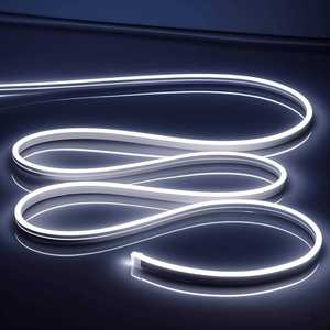 <b>LED</b> Silicone Neon 12V High Brightness IP65 Waterproof 5M Dimmable Business Advertising Decoration Yellow Ice Blue - Product Image 2