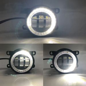 Feux antibrouillard LED 12V pour Honda Ford <span class=keywords><strong>Suzuki</strong></span>, projecteur blanc ambre avec anneau de lumière d'ange à balayage de démarrage - Product Image 5