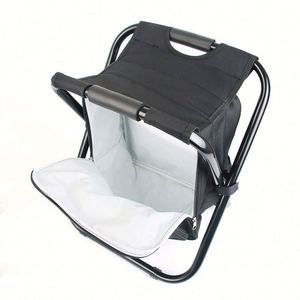 Custom Foldable Fishing Camping Chair Portable Outdoor Picnic Ice Bag Collapsible Cooler <b>Box</b> Insulated Backpack - Product Image 2