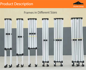 Không thấm nước ngoài trời gấp lều 3x6m 10x10ft khung thép <span class=keywords><strong>pop</strong></span>-<span class=keywords><strong>up</strong></span> bên tán cho các sự kiện đám cưới triển lãm-cho quảng cáo - Product Image 3