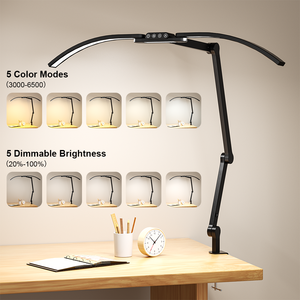 Lámpara LED de <span class=keywords><strong>Mesa</strong></span> para Uñas, Diseño <span class=keywords><strong>Plegable</strong></span> para <span class=keywords><strong>Mesa</strong></span> de Manicura, Salón de Uñas, Oficina, Iluminación de Trabajo, Lámpara de <span class=keywords><strong>Mesa</strong></span> para Uñas, Uso Profesional - Product Image 3