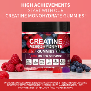 High-Potency 8000MG Creatine Monohydrate Gummies 120 Count Sugar-Free Non-GMO BCAA <strong>Vitamins</strong> for Adults <strong>Pregnant</strong> Women Fast - Product Image 2