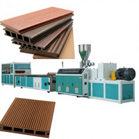 Machine de fabrication de carreaux de terrasse en bois composite PE PP WPC imperméables pour extérieur