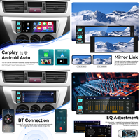 Podofo Single Din Autoradio 6.5 "Autoradio sans fil Carplay Android Auto Incell Écran Voiture MP5 Lecteur EQ BT DVR USB Vente en gros