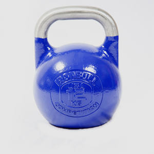การแข่งขัน Kettlebell เหล็กยิมการฝึกอบรมการแข่งขันที่มีสีสันภาพวาดยกน้ำหนักที่กำหนดเองกาต้มน้ำระฆัง - Product Image 1