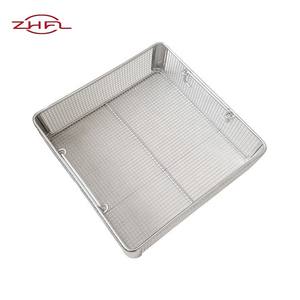 Custom 304/316 Stainless Steel Medical Instruments Sterilization <b>Basket</b> Tray Case Box Metal Wire Mesh <b>Basket</b> - Product Image 5