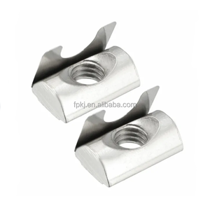 T type 4040 <span class=keywords><strong>3030</strong></span> 2020 élasticité boule à ressort écrou demi-rond pour profilé en aluminium - Product Image 3