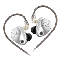 Écouteurs intra-auriculaires filaires de qualité studio avec câble détachable pour la surveillance audio professionnelle