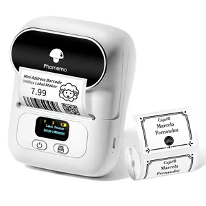 Phomemo M110 Mini Bluetooth Máy in nhãn xách tay nhiệt tag dính nhãn Sticker Máy in mã vạch