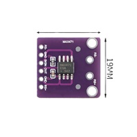 Módulo Sensor de Voltaje y Corriente XLW Max471, Placa de Prueba Arduino AVR, 5V DC 3-25V 0-3A, Divisor de Voltaje Resistivo GY-471, Sensores