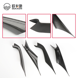 <span class=keywords><strong>Car</strong></span> styling interni copertura della maniglia della portiera Trim adesivi ciotola decorazione per BMW serie 5 G30 accessori auto in fibra di carbonio - Product Image 4