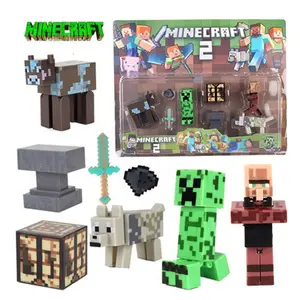 Custom Maincrafts Toys Sets My World Mini Action Figures Construction Building Blocks Maincrafts Kids Educational Toys Games