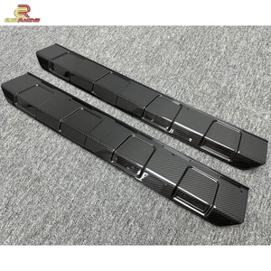 Parachoques Delantero y Trasero de Fibra de Carbono Seca Estilo B, Labio Central Delantero y Trasero para Benz Clase G W464 G63 G500 2019-2024 - Product Image 2