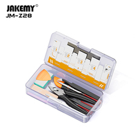 Kit d'accessoires d'impression 3D manuels JAKEMY : grattoir, coupeur, ponceuse, outil à main, étui rigide en plastique OEM pour le bricolage