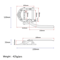 Jembatan Vibrato Unit Tremolo Gitar, Indah untuk SG ES335 LP Dll