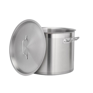 Nhà Máy Trực Tiếp Thép Không Gỉ Cổ Phiếu Nồi Súp Cổ Nồi Với Đôi Tai Với Nắp Cho Khách Sạn Nhà Bếp Sử Dụng - Product Image 4