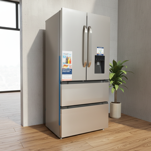 ตู้เย็นฝรั่งเศสขนาดใหญ่ 628 ลิตร ระบบทำความเย็นแบบ Air-cooled  ไม่ต้องละลายน้ำแข็ง  พร้อมตู้กดน้ำในตัว - Product Image 1