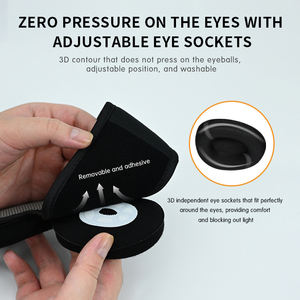 להתאמה אישית snit מסכת שינה 3D oem עין עם גודל מותאם אישית לקבל ולשלח תיק כלול מסכת שינה לשימוש ביתי - Product Image 3