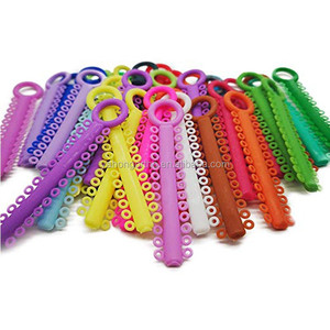Ligature élastique orthodontique, modules orthodontiques dentaires en élastomère - Product Image 1