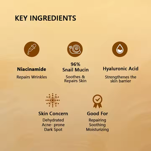Ensemble de soins de la peau du visage éclaircissant à la mucine <span class=keywords><strong>d</strong></span>'<span class=keywords><strong>escargot</strong></span> et aux algues coréennes en marque propre, 96%, avec des bienfaits hydratants - Product Image 5