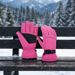Guantes Térmicos Impermeables y Cortavientos para Nieve, con Pantalla Táctil, para Esquí y Snowboard, de Poliéster, para Deportes al Aire Libre, con Logotipo Personalizado - Product Image 2