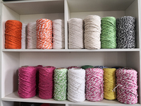 Hilo de algodón súper absorbente para mopa, 5s de 0, 4 y 5 capas, 6 capas, blanco crudo o Color, mezclado con Dref para polvo